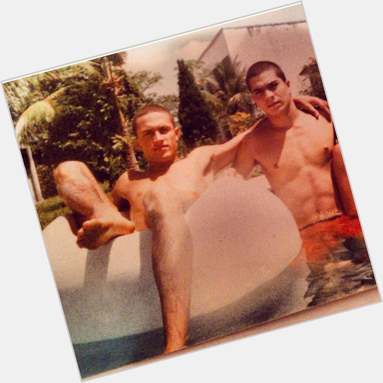 Happy birthday to my cousin Renzo Gracie!!(pic from the 80s.Renzo and me shaved heads  ) 