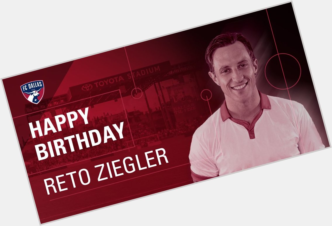    Everyone wish our new defender Reto Ziegler a happy birthday today! 
