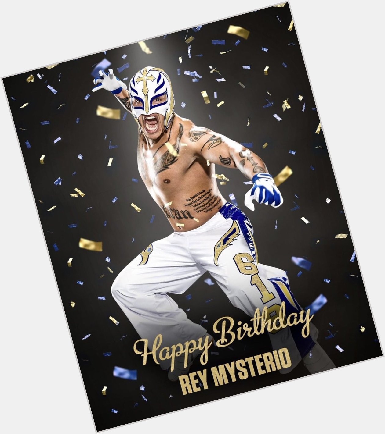 Happy 44th Birthday to Rey Mysterio!    