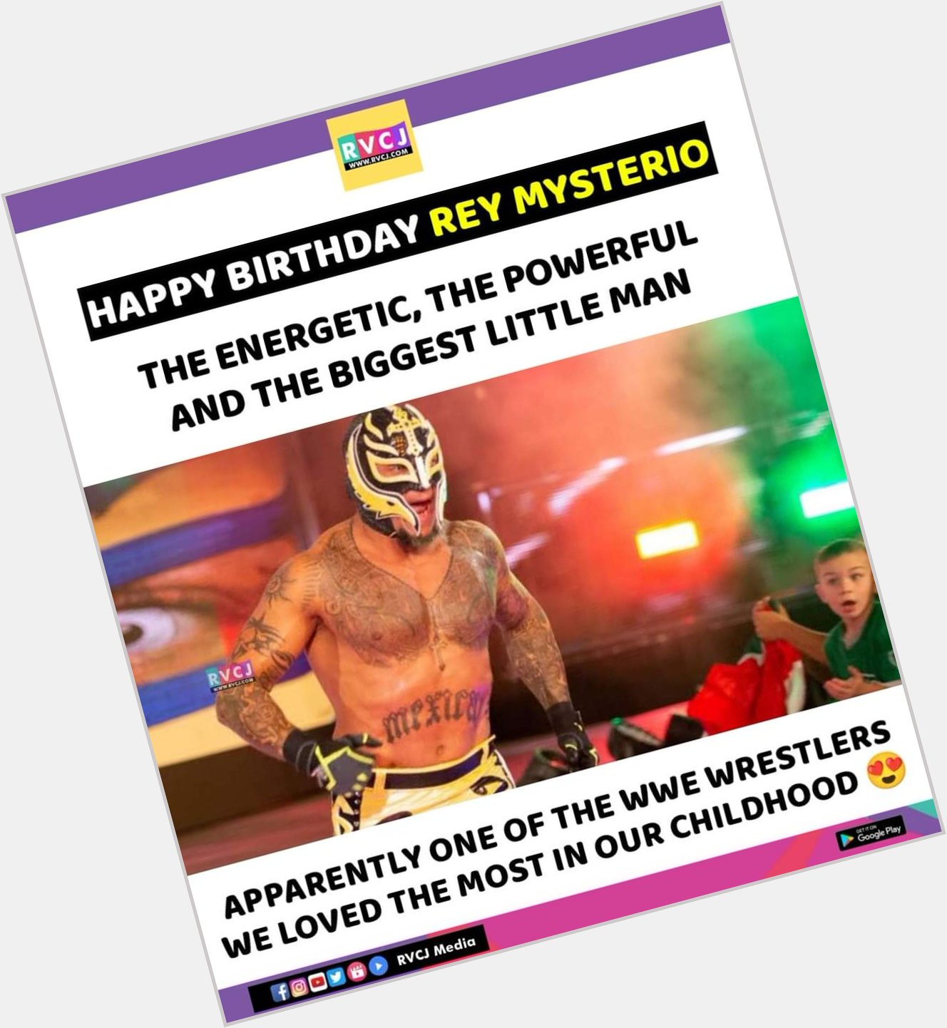 Happy Birthday Rey Mysterio!   