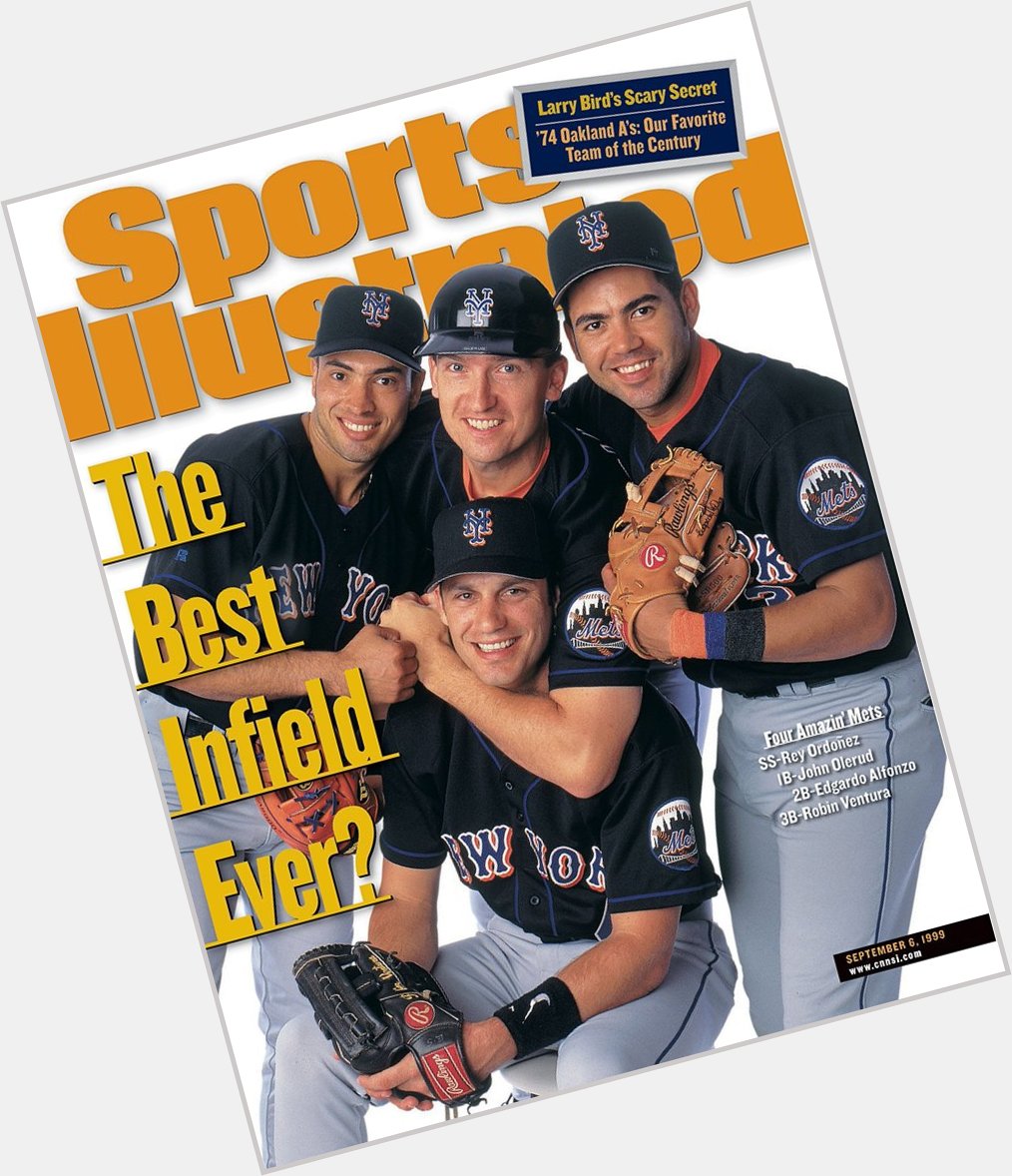 Happy Birthday, Rey Ordonez. Did you know he was once part of the best infield ever? 