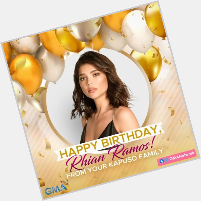 Happy Birthday to our pretty, sexy and fierce Kapuso actress RHIAN RAMOS! Stay safe and blessed.   