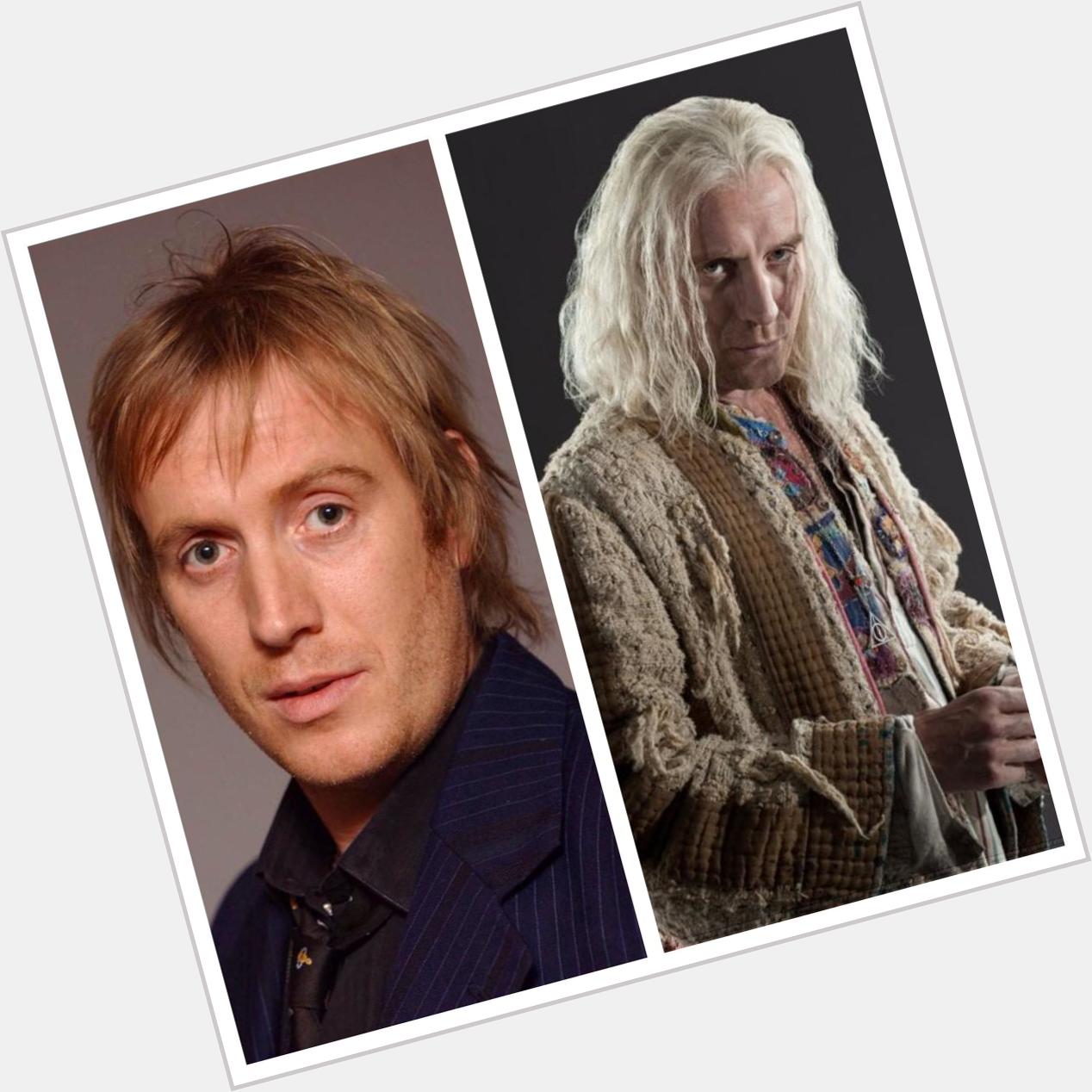 July 22: Happy Birthday, Rhys Ifans! He played Xenophilius Lovegood (Luna\s father) in the Harry Potter films. 