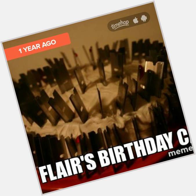 Regifting. Happy birthday, Ric Flair.
Look at what was in my 