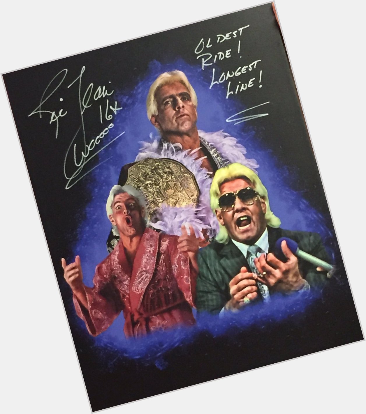 Happy birthday to the MAN, the greatest World champion of All-time, Woooooo, the Nature Boy ( by God ) Ric Flair. 