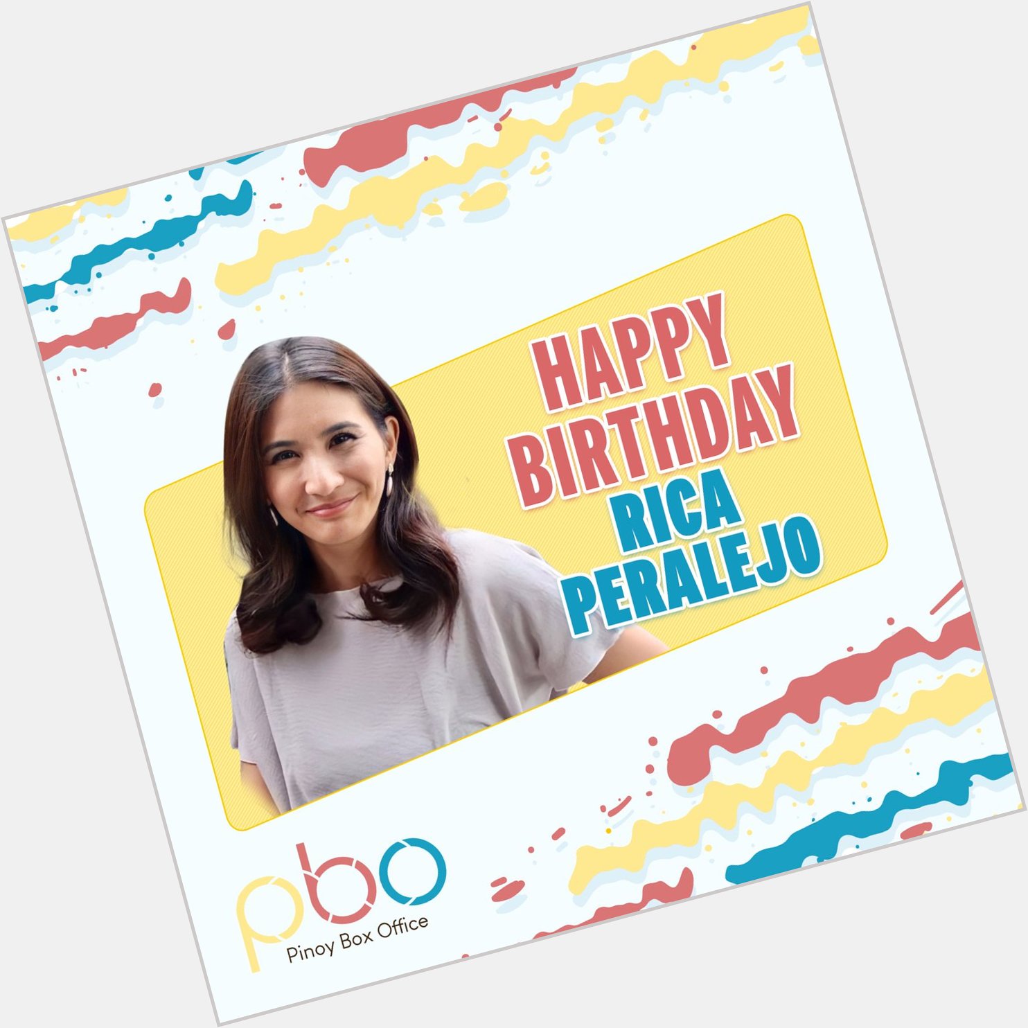 Happy birthday, Rica Peralejo! May you prosper and shine everywhere you go! 