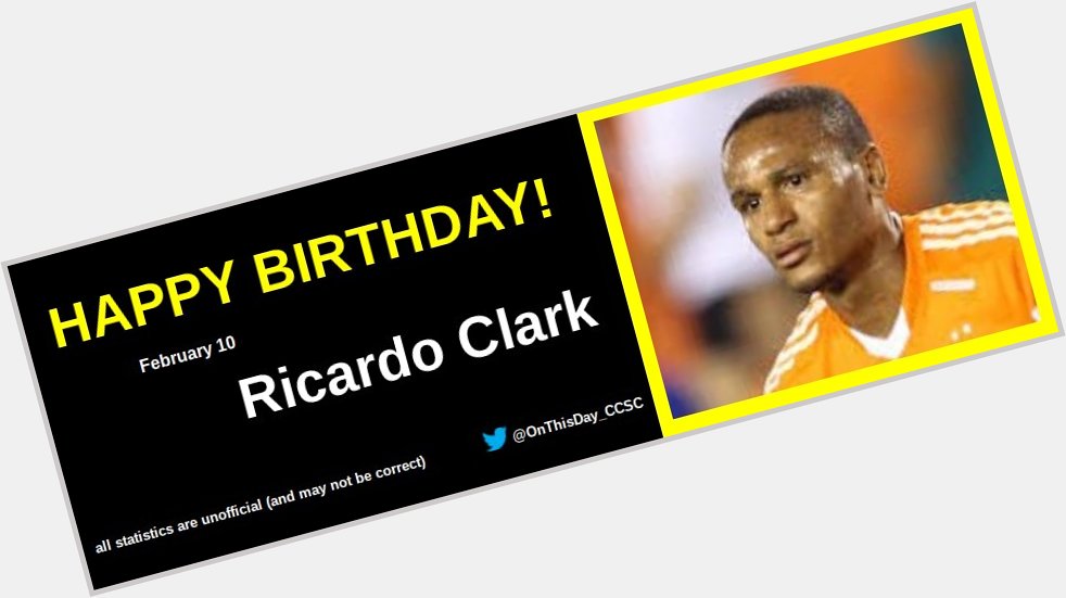 2-10
Happy Birthday, Ricardo Clark!    