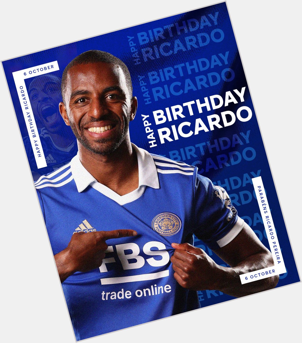 Happy birthday, Ricardo Pereira! Wishing you all the best in your continued recovery 