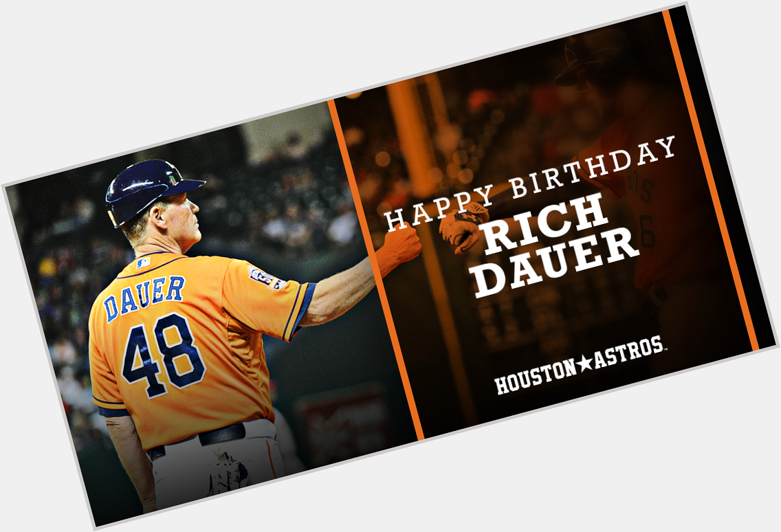 Please join us in wishing a very happy 63rd birthday to first base coach Rich Dauer! 