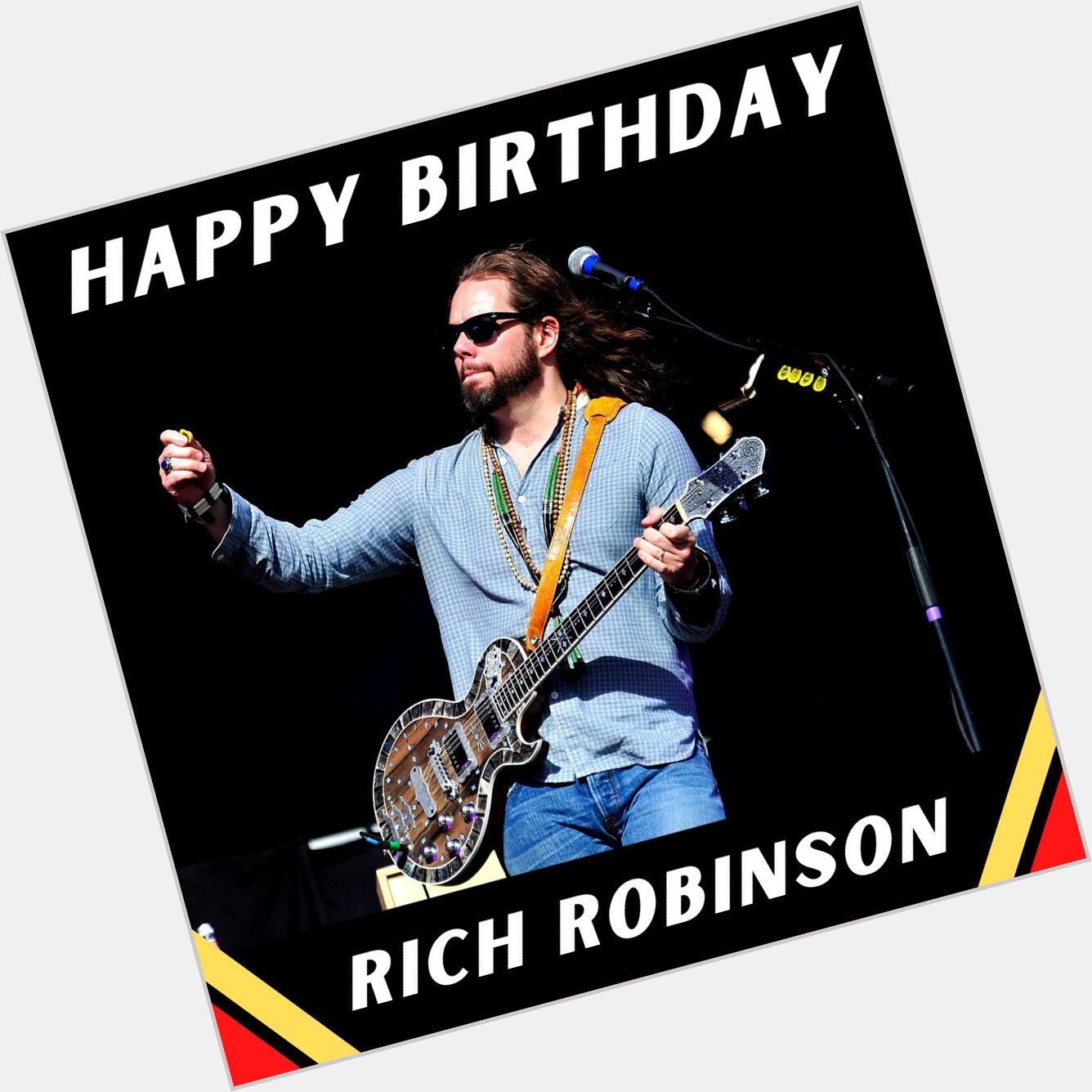 Happy Birthday to founding member of The Black Crowes, guitarist Rich Robinson! Photo by Matt Kent/Getty Images 