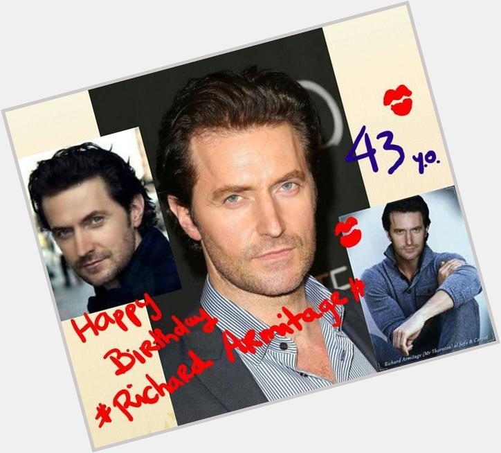 Its past midnight in my country & today is Aug 22nd. So I want to wish Armitage  "Happy 43 Birthday!" Muah! 