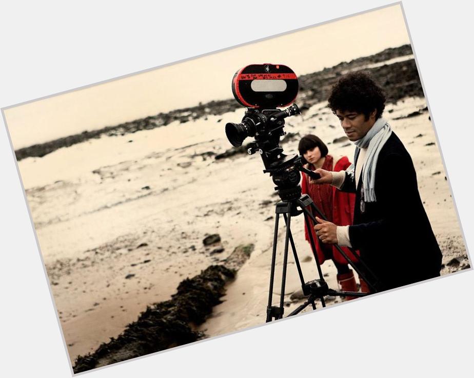 Happy Birthday Richard Ayoade. He\s 38 today. Here he is with Yasmin Paige on the set of \Submarine\ (2010). 