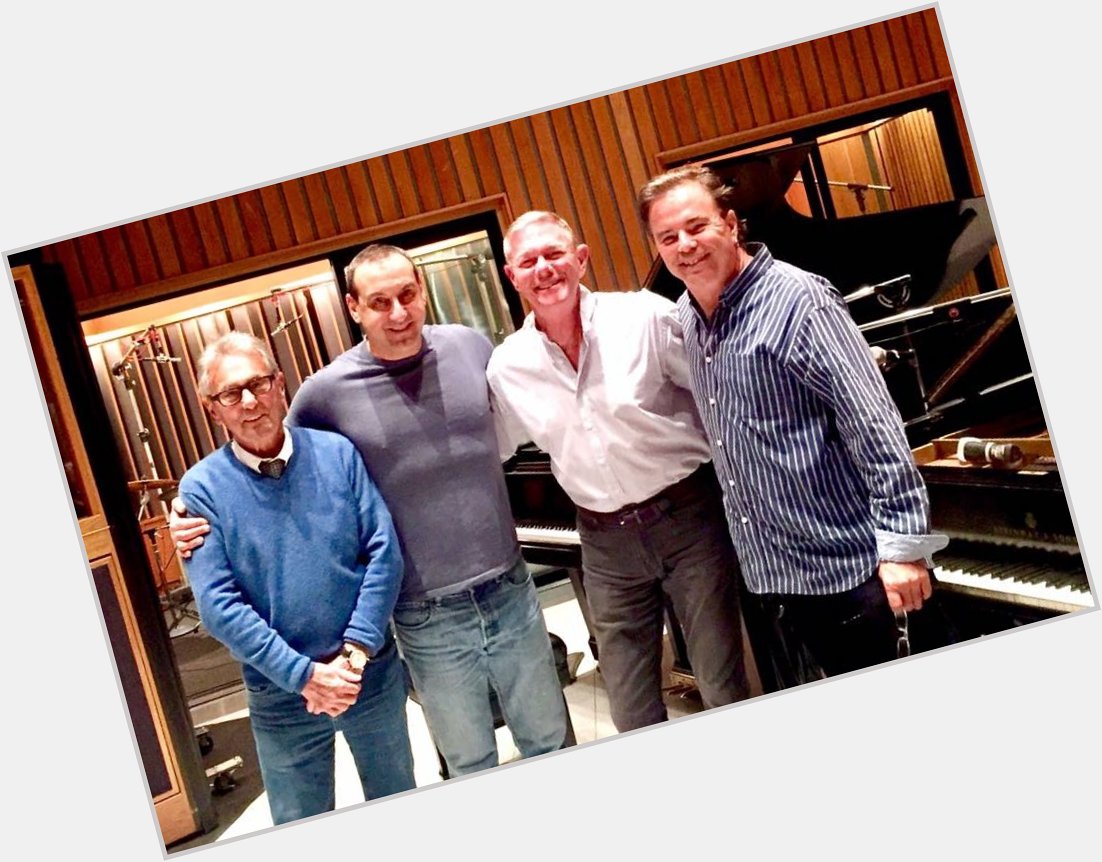 Happy Birthday Richard Carpenter! With the inimitable Al Schmitt and Mike Shapiro at Capitol Records. 