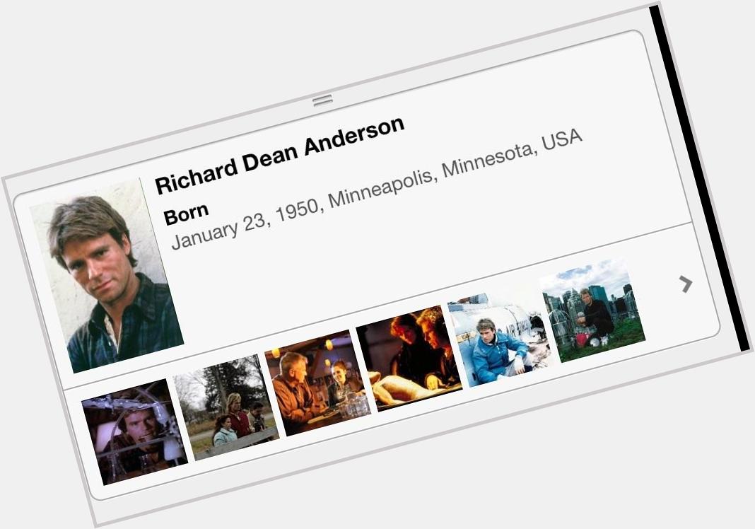 Happy Birthday,  Richard Dean Anderson! 