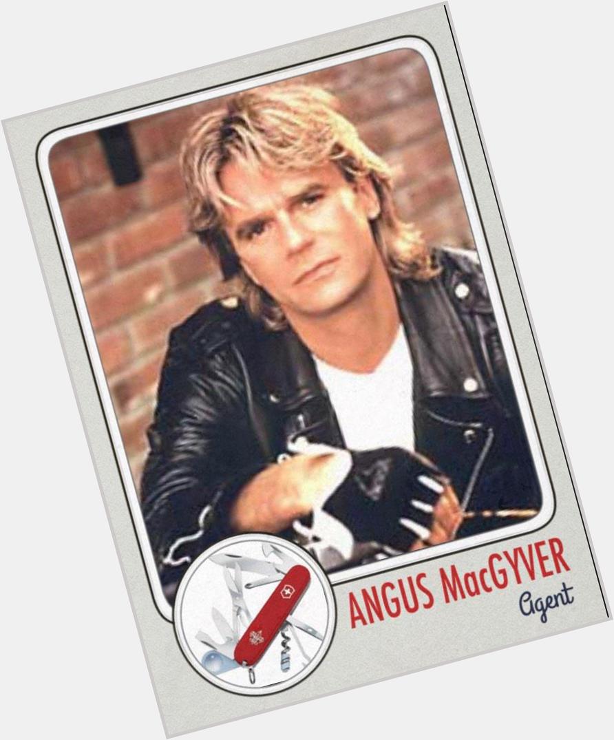 MacGyver can get Social Security! Happy 65th birthday to Richard Dean Anderson. 