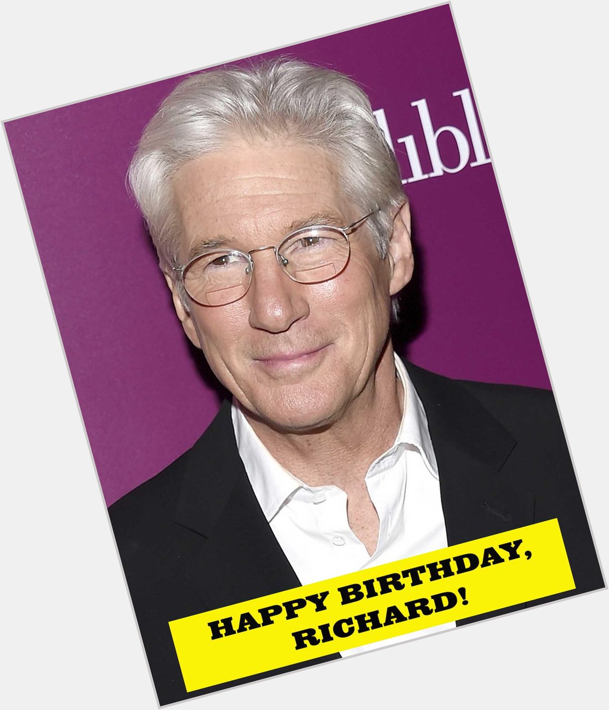 Happy Birthday to a great actor whose charisma still shines through on the big screen, Richard Gere. 