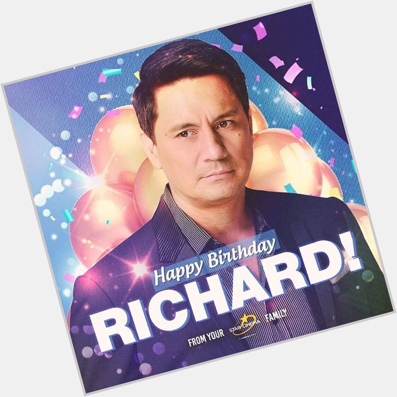To the one and only Richard Gomez, happy birthday! Have a wonderful day ahead! 