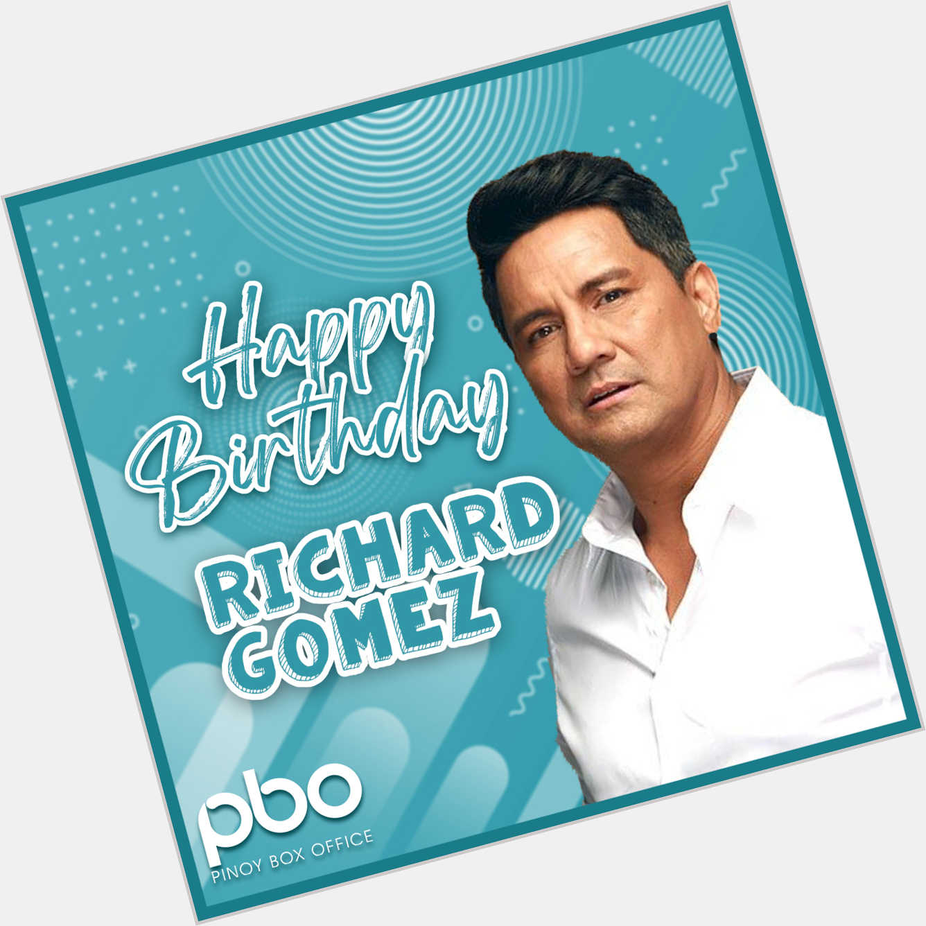 Happy birthday, Richard Gomez! Wishing you a day filled with happiness and plenty of love! 
