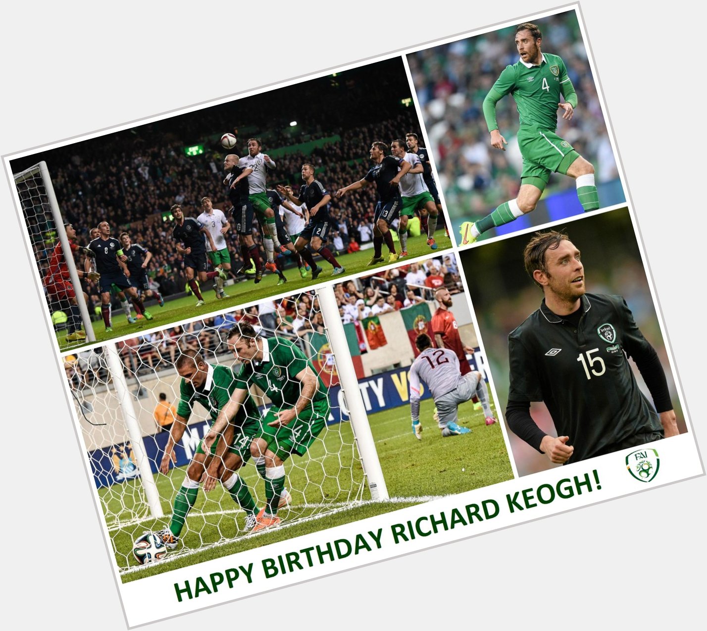 Happy Birthday to Ireland & defender Richard Keogh! 