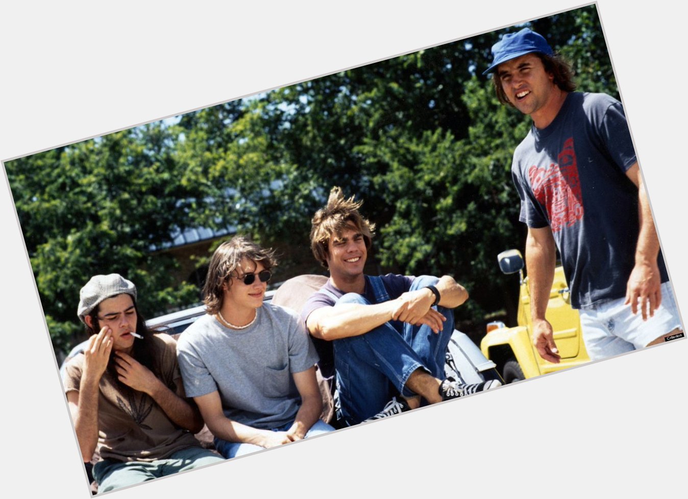 Happy Birthday to filmmaker Richard Linklater. Here on the set of his film DAZED AND CONFUSED (1993). 