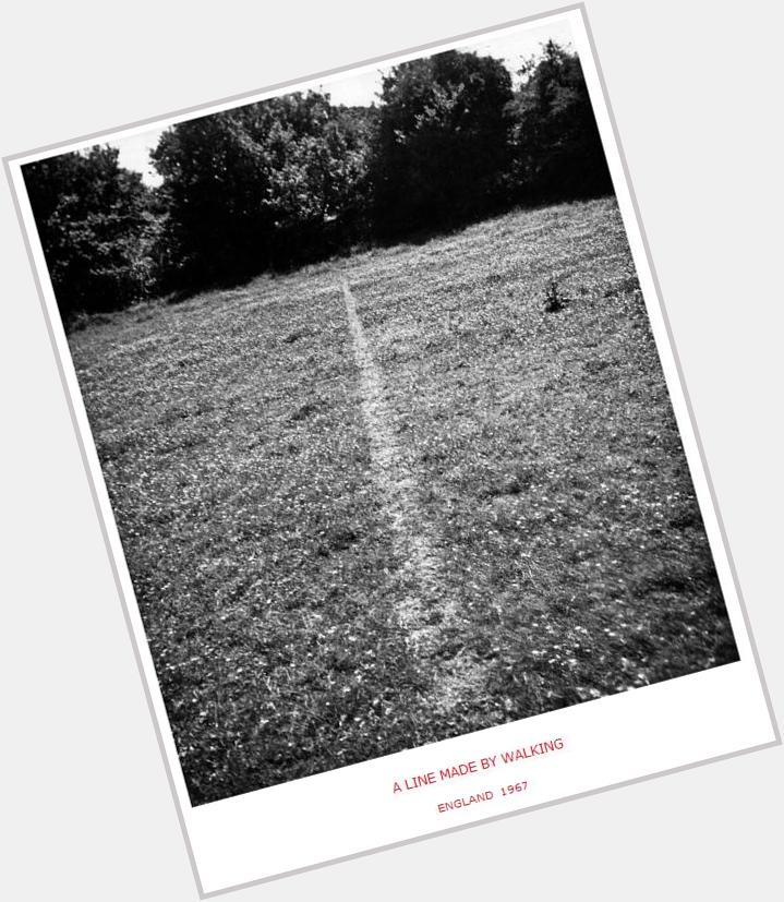 A very happy 70th Birthday to walking artist Richard Long RA CBE 