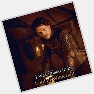 Happy Birthday Richard Madden 
THE KING IN THE NORTH  