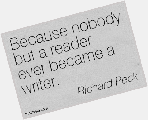 Happy birthday, Richard Peck! 
