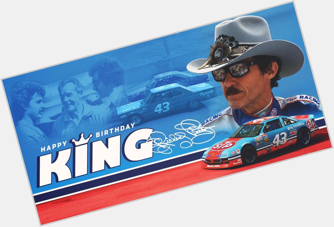 The King.

Remessage to wish Richard petty a happy 80th birthday! 