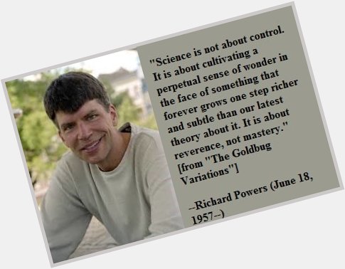 Happy birthday, Richard Powers! 