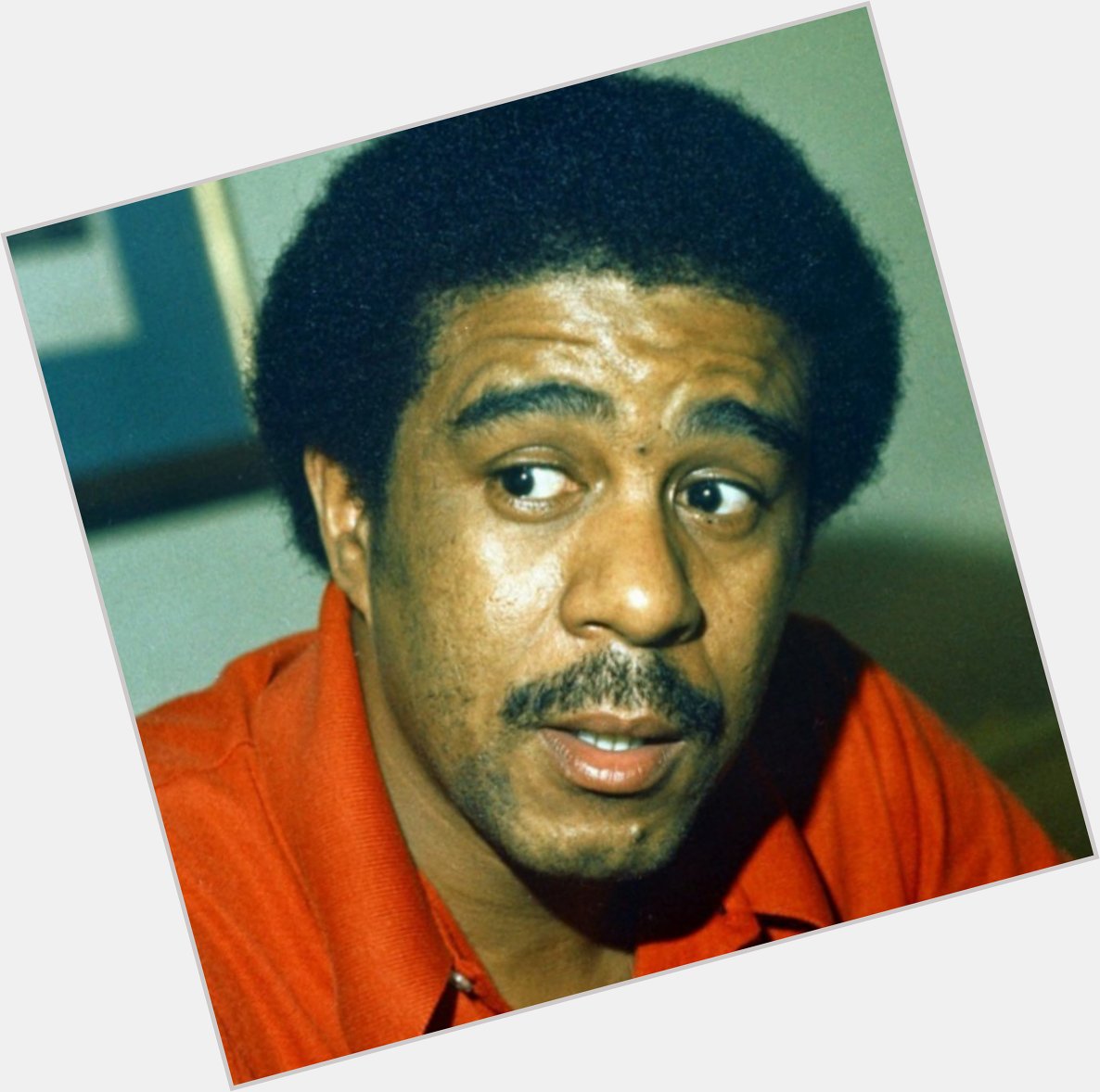 \Show me something natural like afro on Richard Pryor\

One of the best to ever do it. Happy Birthday 