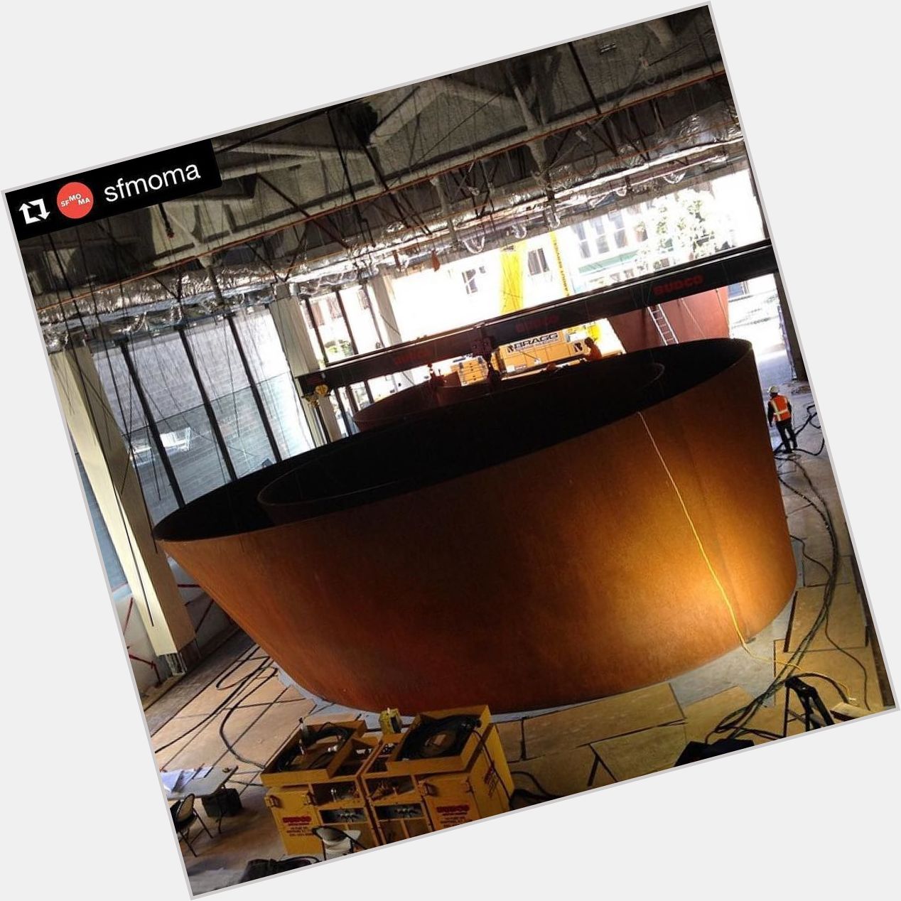 Happy birthday Richard Serra! We can\t wait to visit your giant sculpture in the brand new 