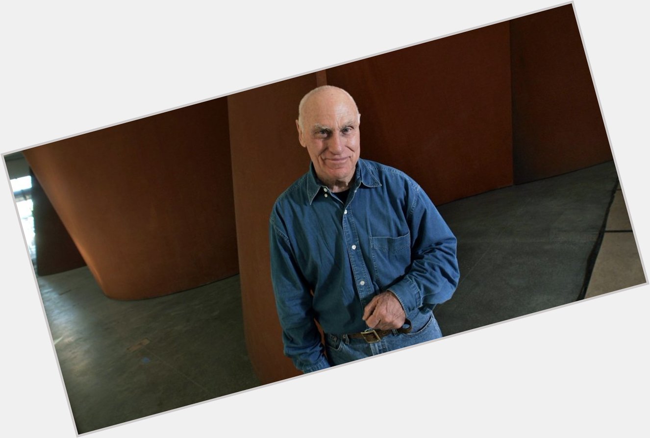 Happy birthday to Richard Serra who single-handedly put corten steel on the map! 
