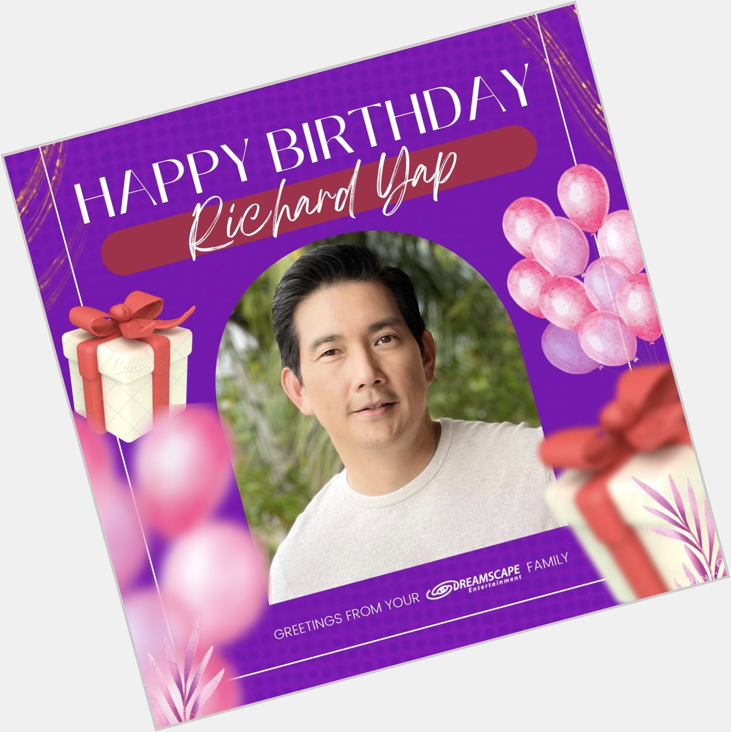 Happy Birthday Richard Yap!  Greetings from your Dreamscape family 