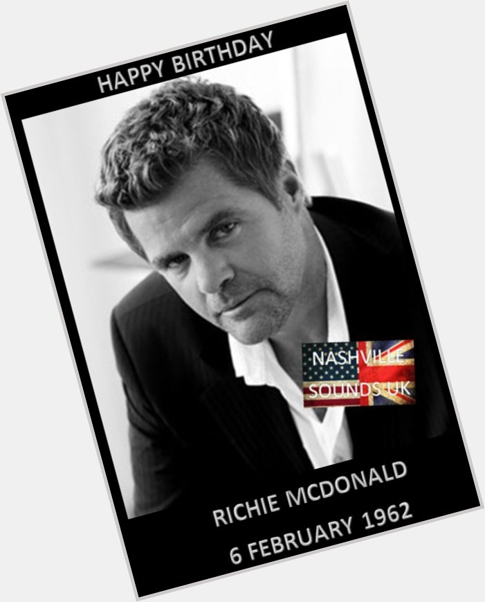 Happy Birthday to Richie McDonald of Lonestar.   