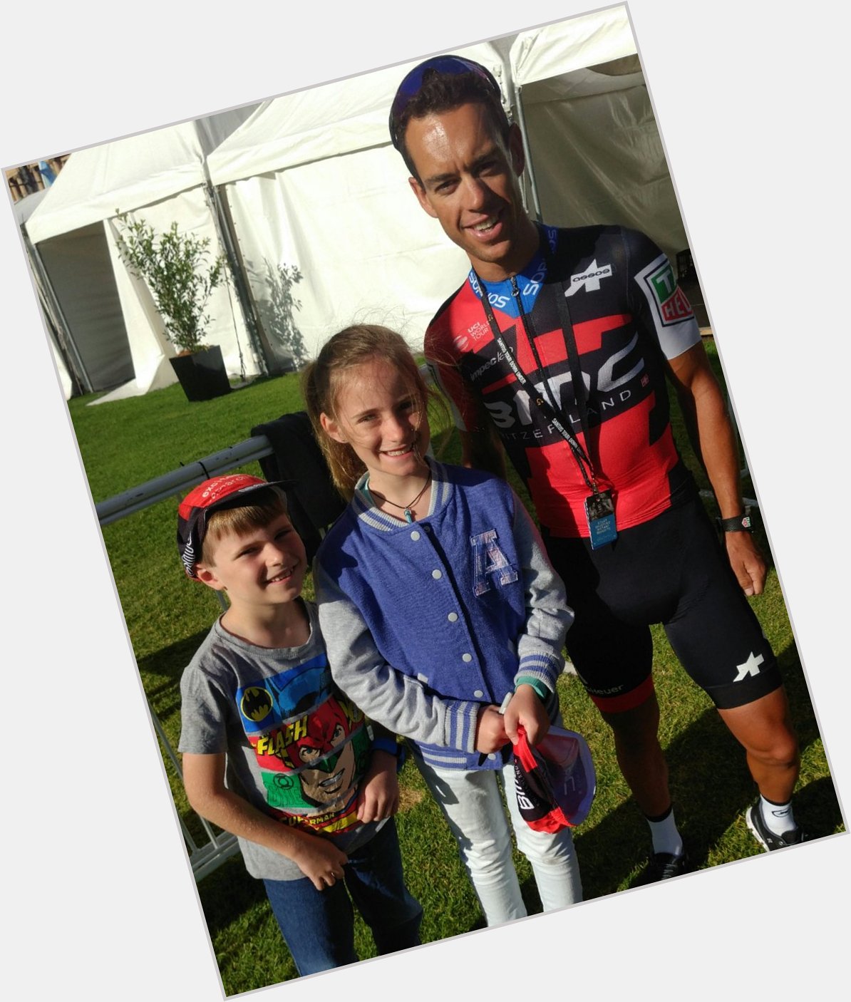   Happy birthday Richie and thanks for making two young fan\s day at the 2018 TDU! 