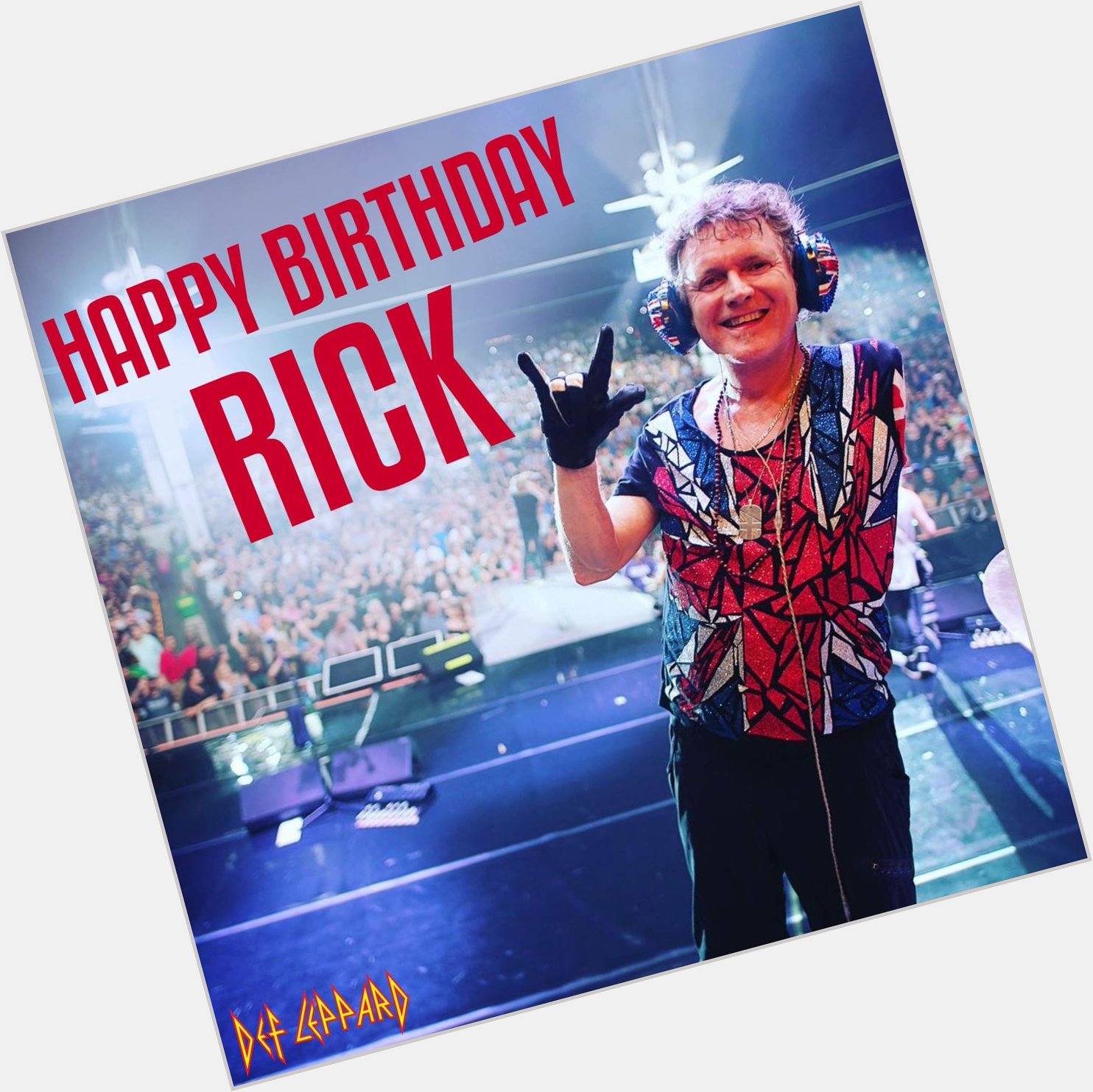 Today we\re wishing our very own, Rick Allen, a very happy birthday! Send him some love today! 
