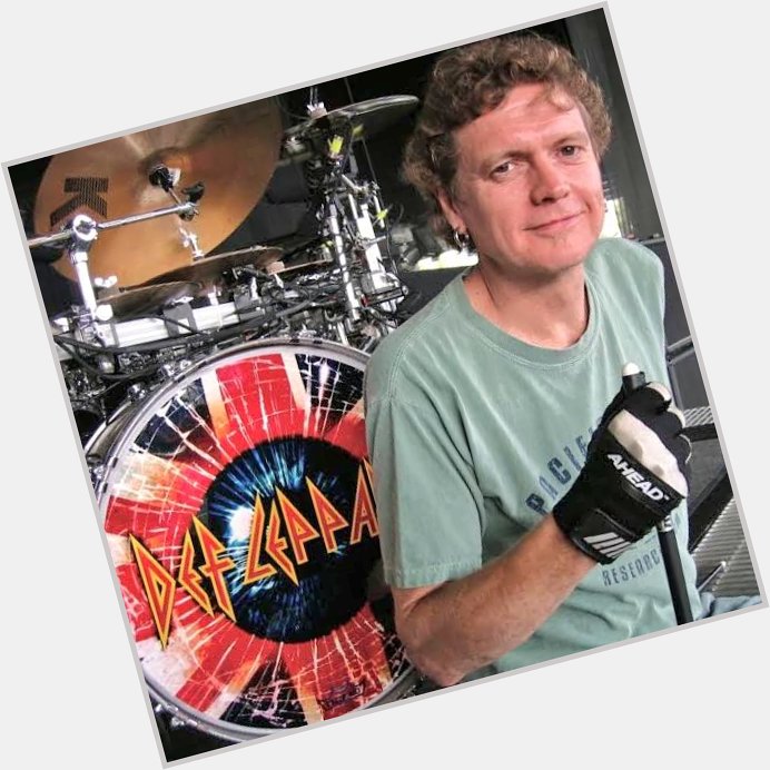 Happy 56th Birthday to the Thunder God, Rick Allen! Drummer extraordinaire and legend!  