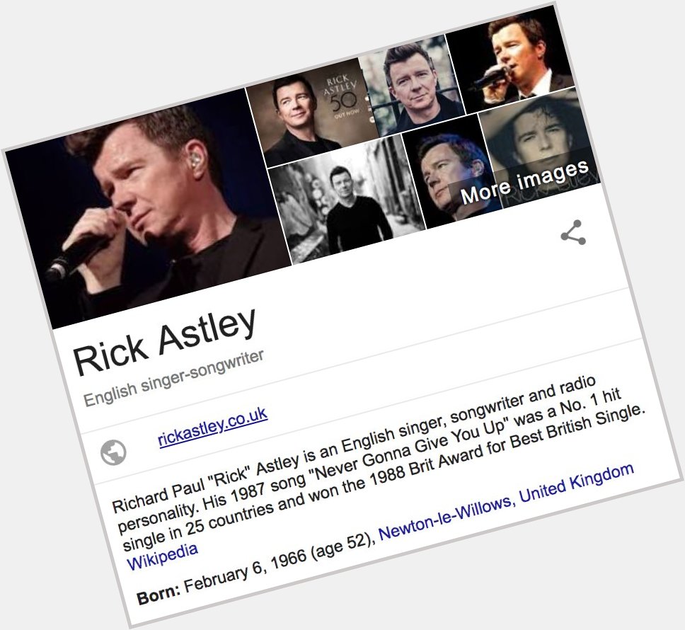 Wow so y\all gonna wish bob marley a happy birthday but ignore rick astley like he s not equally as important wowww 