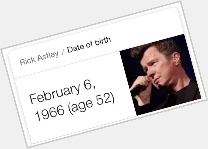 Why wish demonic sherwood a happy birthday when you could wish the king of rock, rick astley, a happy birthday 