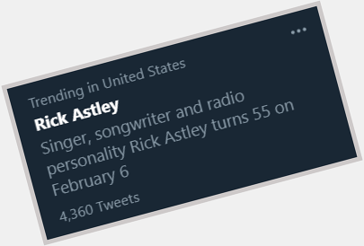 Ok this scared the fuck outta me i thought he died, anyways happy birthday rick astley 