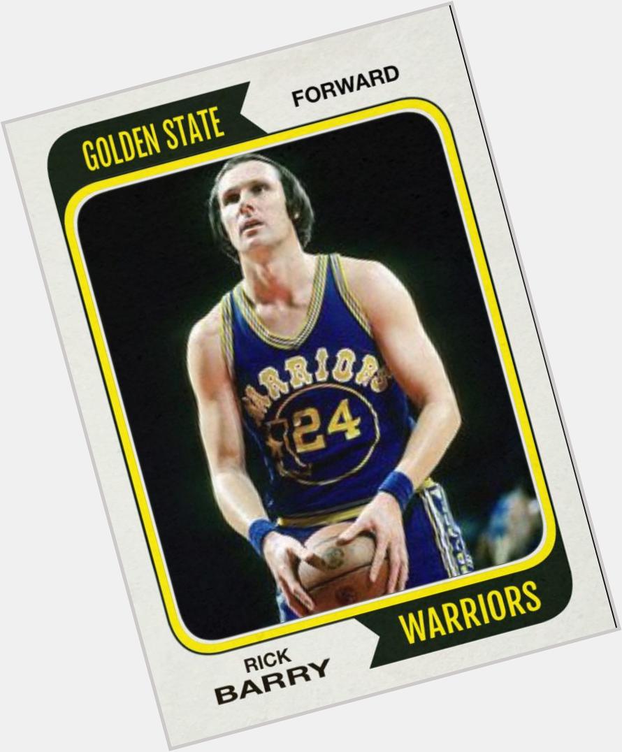 Also happy 71st birthday to Rick Barry. Great scorer but also one of the best at the fundamental. 