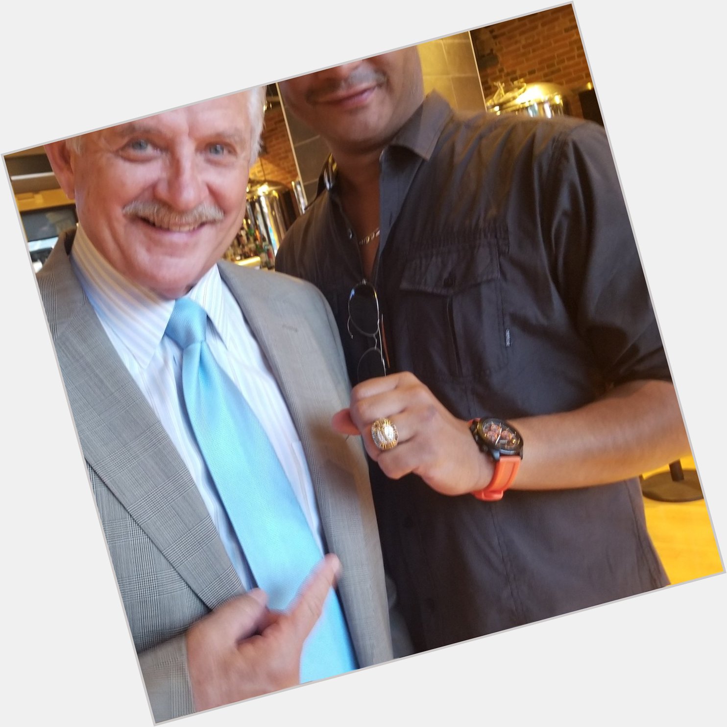 Happy Birthday Rick Dempsey thank for sharing your ring with me 