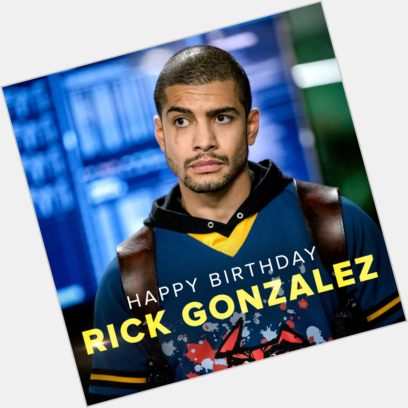 Hope it\s a wild one! Happy Birthday, Rick Gonzalez! 