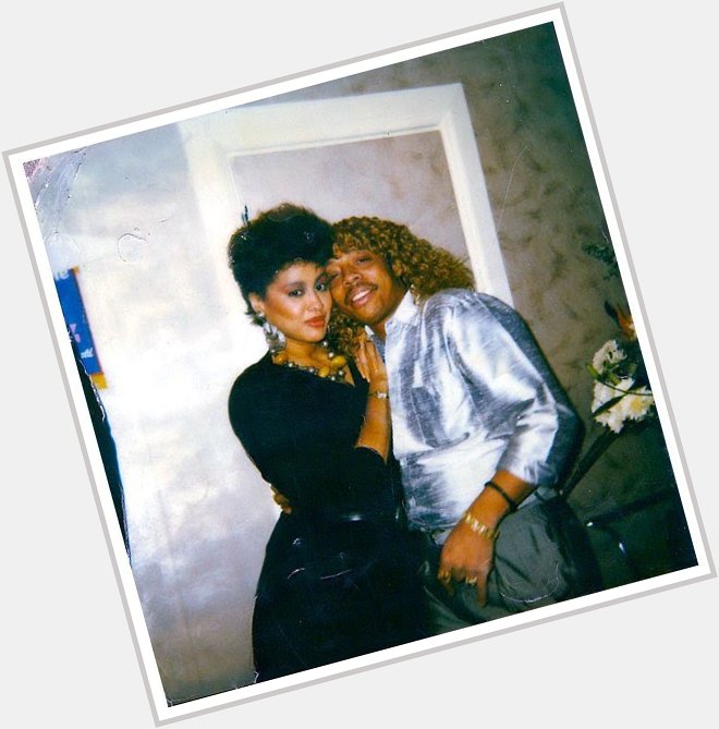 Phyllis pictured with Rick James. Wishing him a happy, heavenly birthday!  : Unknown, c. 1980s. 