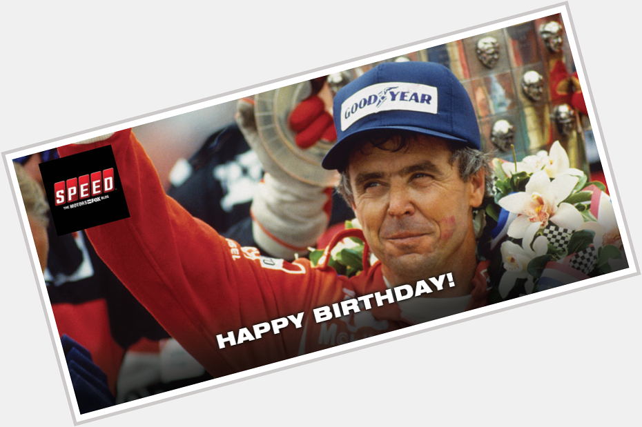 To wish a HAPPY BIRTHDAY to 4-time winner Rick Mears! 