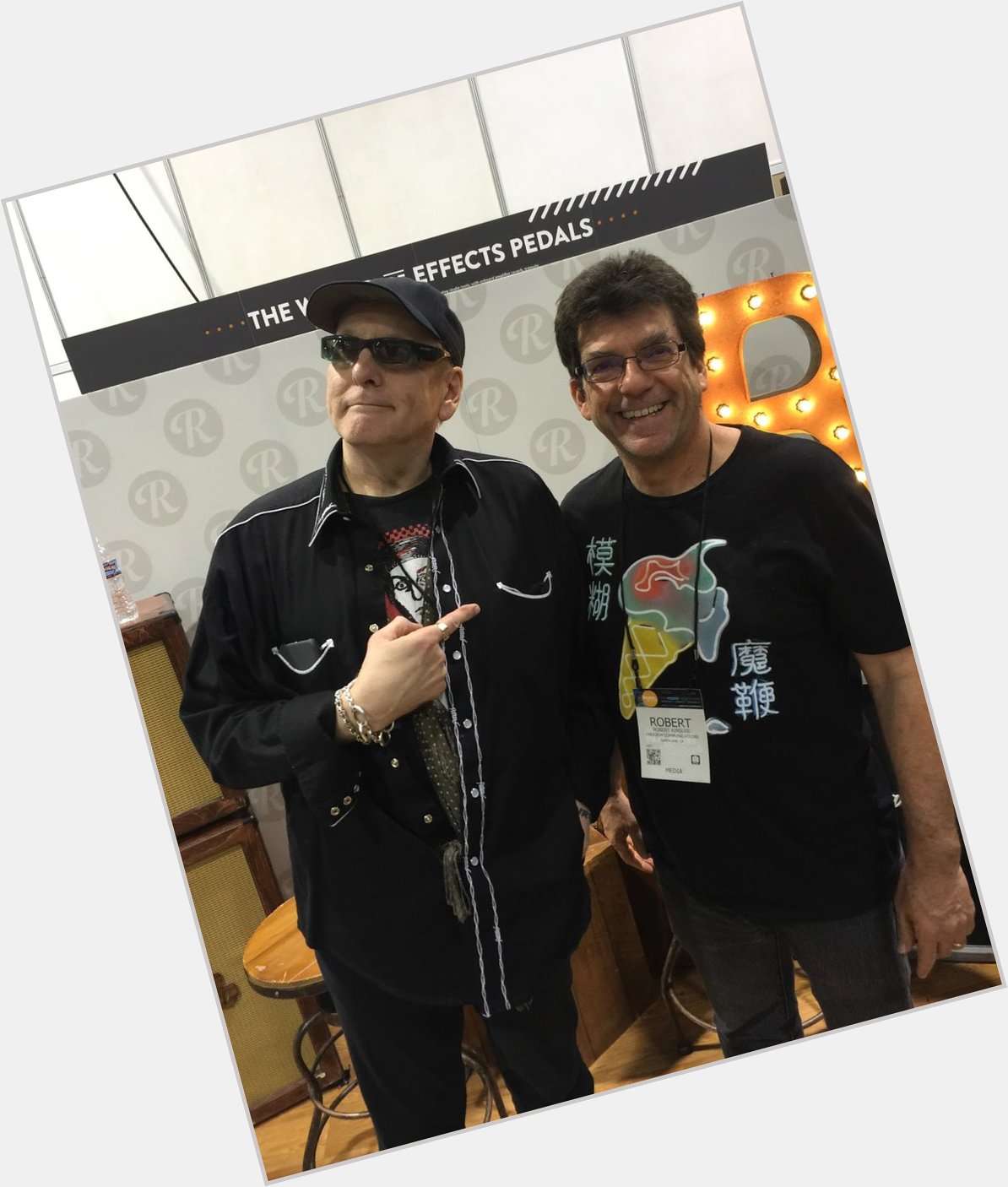  - Happy Birthday to guitar great Rick Nielsen of - he is the cool one in the photo! 