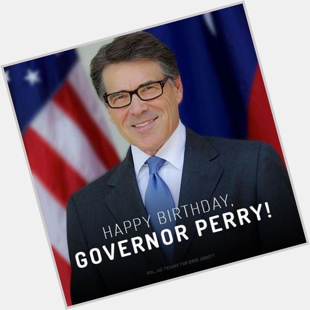 Happy Birthday Rick Perry! 