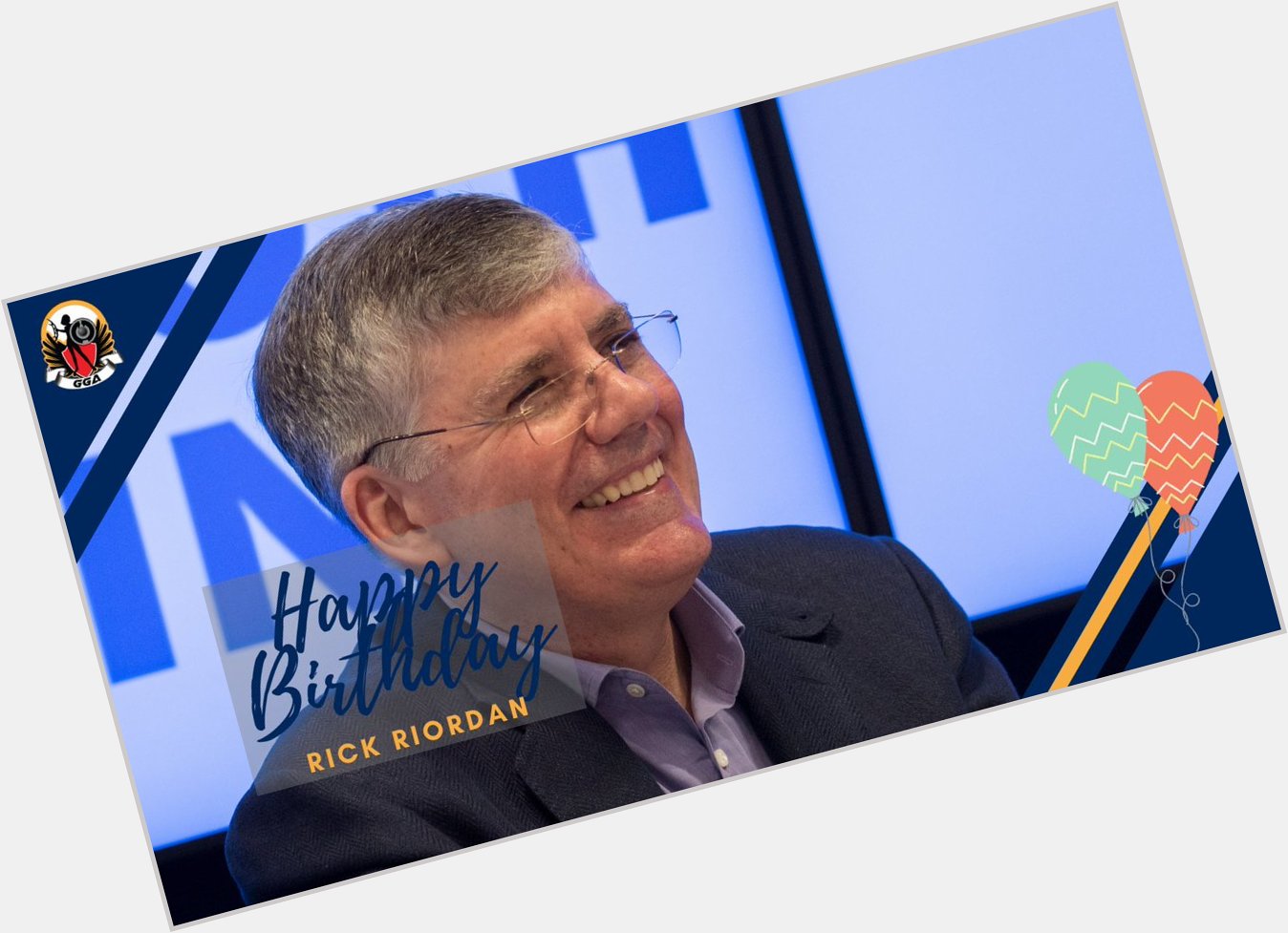 Happy Birthday to Rick Riordan, author of the Percy Jackson & the Olympians series!  