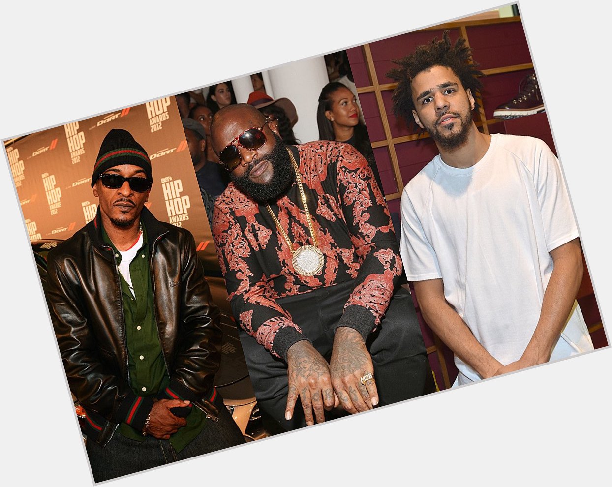 Happy birthday to the legends RAKIM, RICK ROSS and J COLE from your friends at  