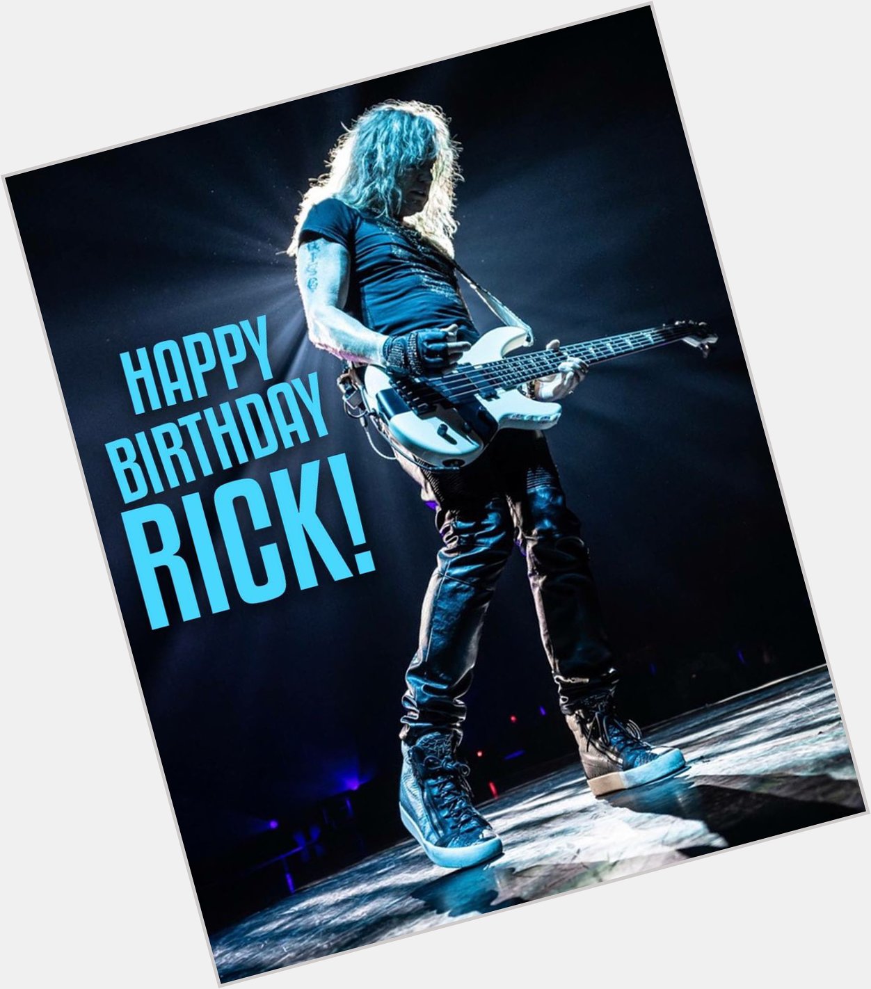   Happy Birthday 
Rick Savage
Bass Player
Born December  2, 1960 